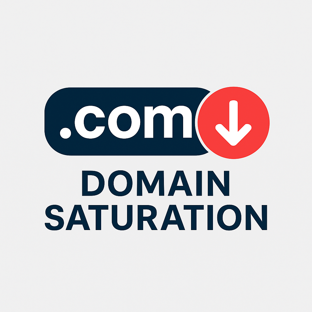 .com domain saturation